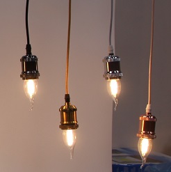Dây đèn thả cổ điển bóng Led Edison hình nến C35 4W