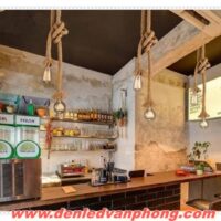 Dây thừng thả đèn tạo điểm nhấn cho không gian nhà bạn